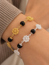 Carica l'immagine nel visualizzatore di Gallery, Bracciale coccu e triplo fiore in filigrana
