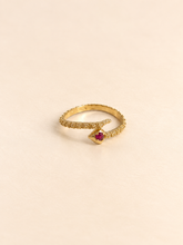 Carica l'immagine nel visualizzatore di Gallery, Anello Serpentina - un giro
